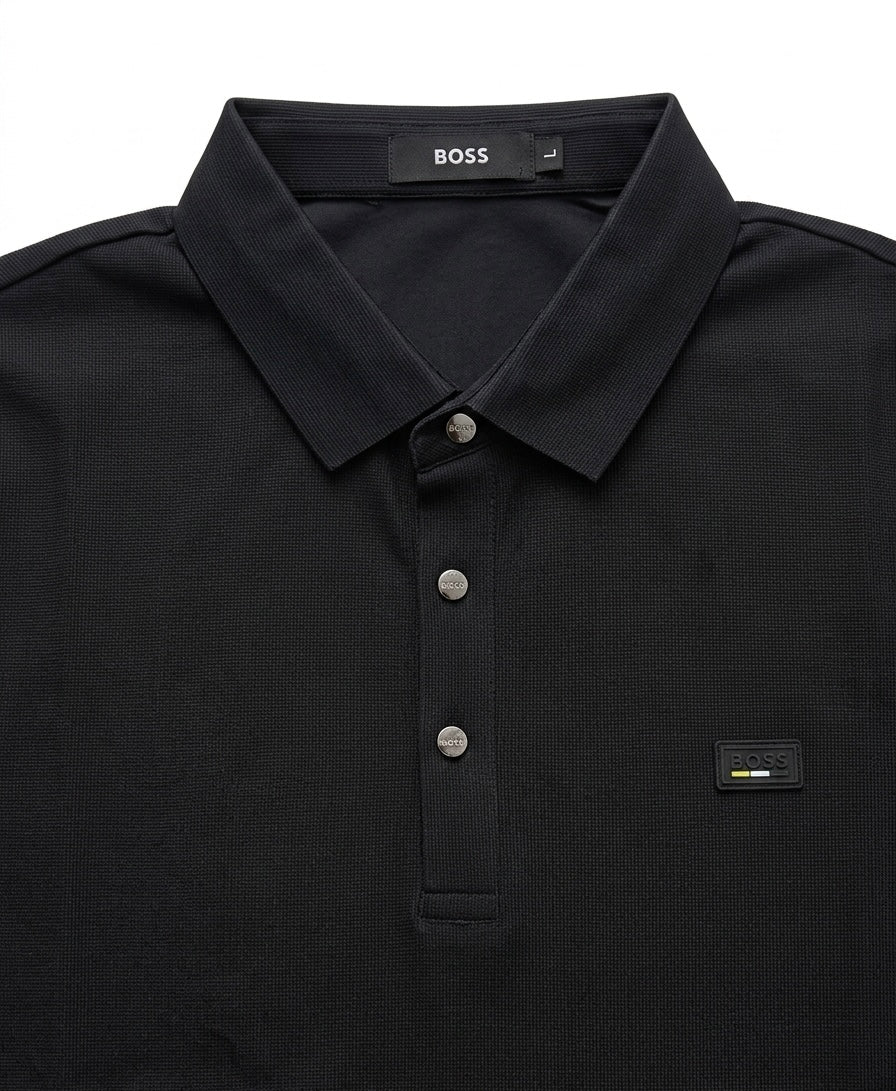 BOSS WITH RUBBER LOGO POLO SHIRT