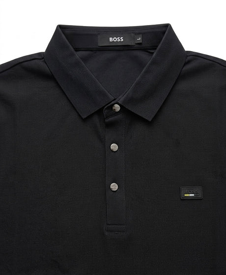 BOSS WITH RUBBER LOGO POLO SHIRT