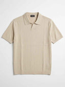 ZEGNA WOVEN POLO T-SHIRT