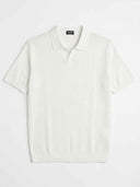 ZEGNA WOVEN POLO T-SHIRT