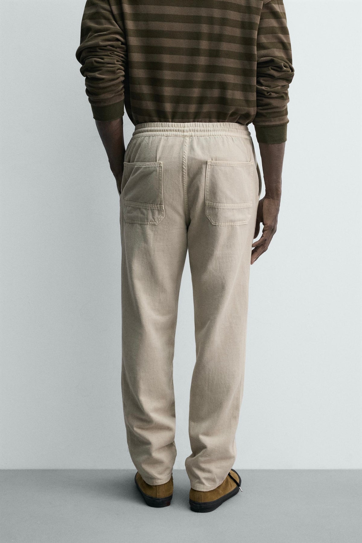 ZARA WASHED JOGGER WAIST