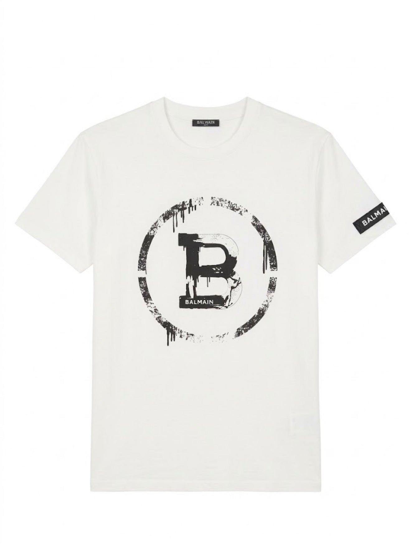 BALMAIN PARIS ROUND REGULAR T-SHIRT