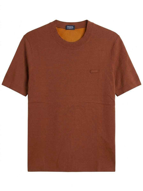 ZEGNA WOVEN T-SHIRT