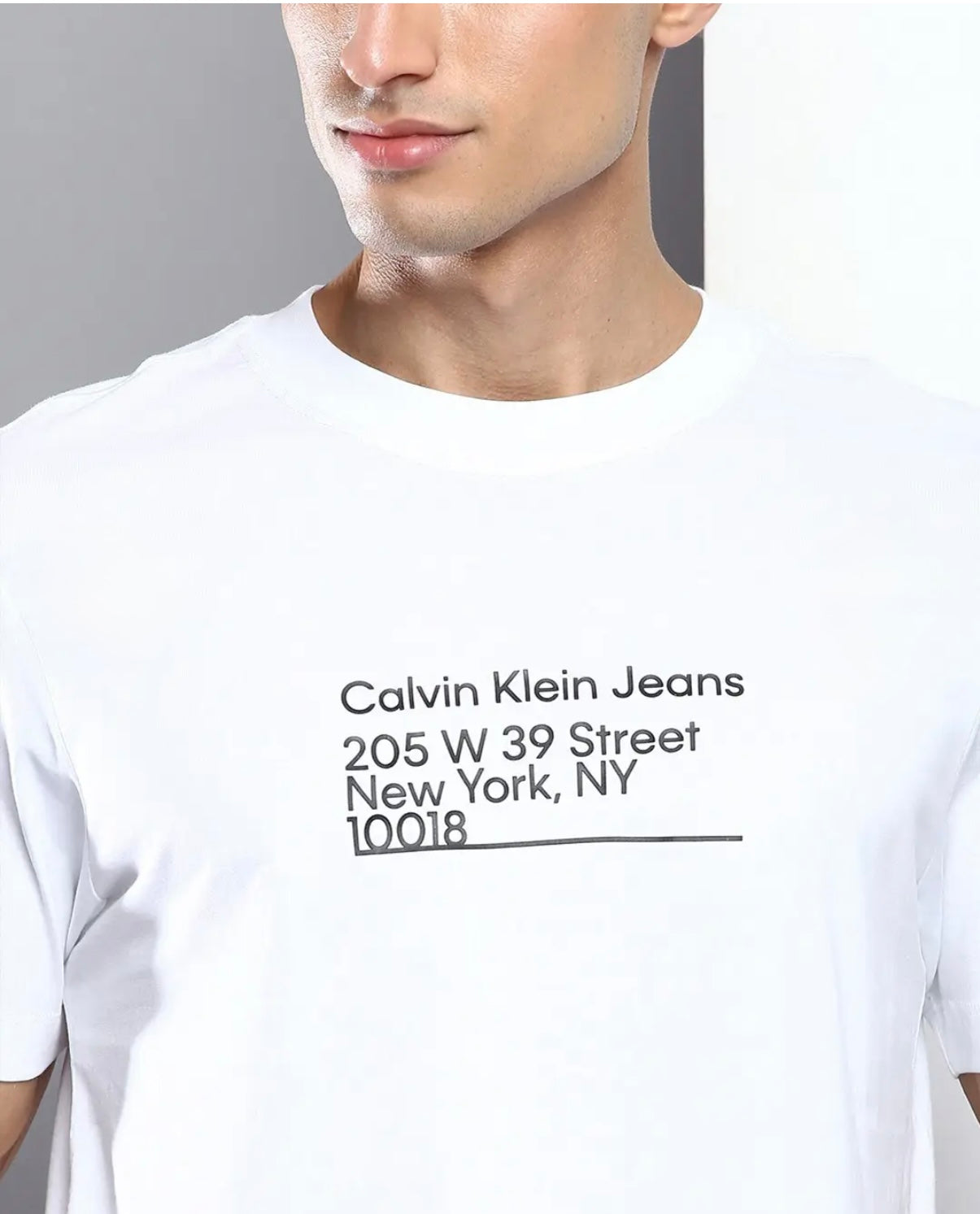 CALVIN KLEIN PRINTED T-SHIRT