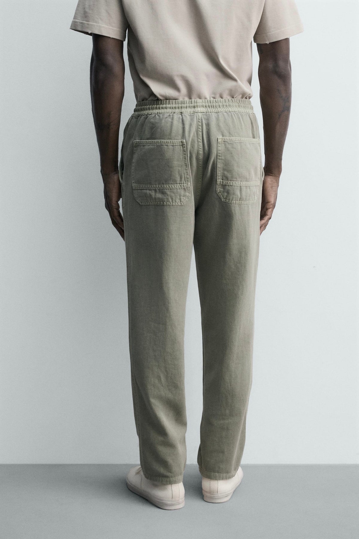 ZARA WASHED JOGGER WAIST