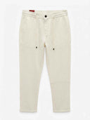 LORO PIANA WITH BUTTON RELAXED LINEN PANT