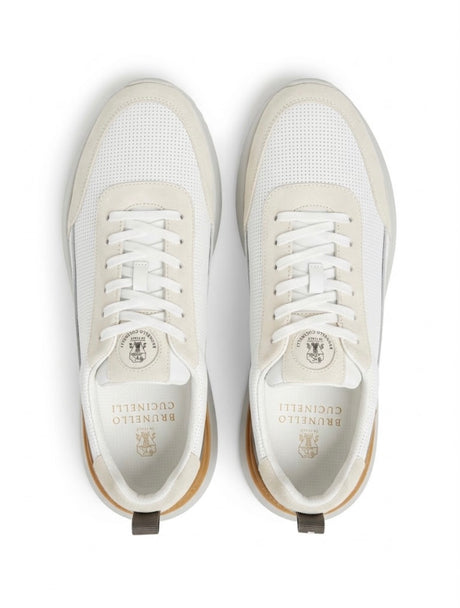 BRUNELLO CUCINELLI suede runner sneakers