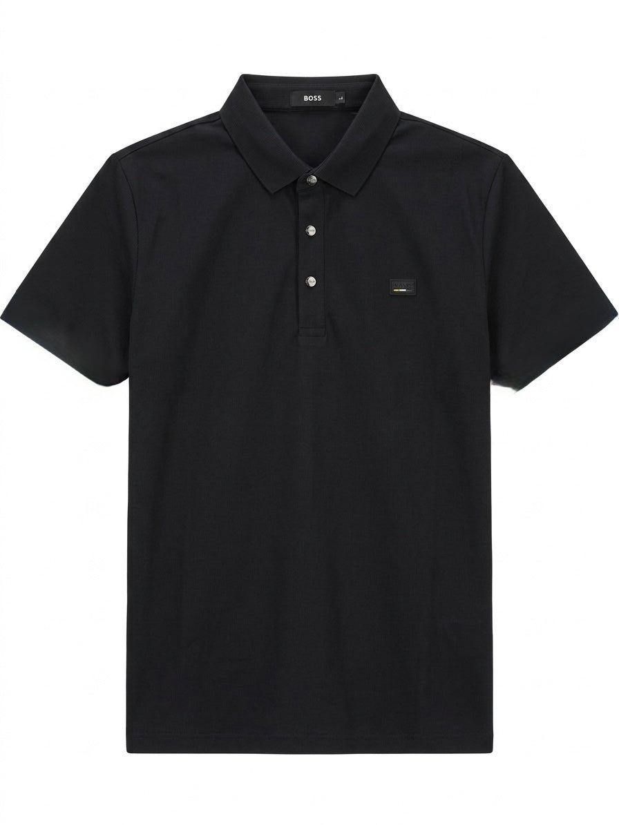 BOSS WITH RUBBER LOGO POLO SHIRT