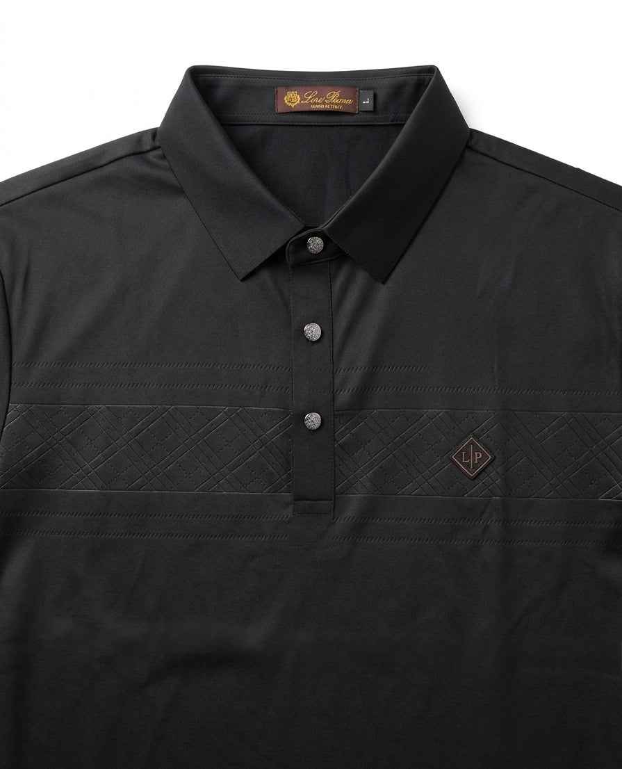 LORO PIANA WITH PATTERN POLO SHIRT