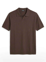 ZEGNA WOVEN POLO T-SHIRT