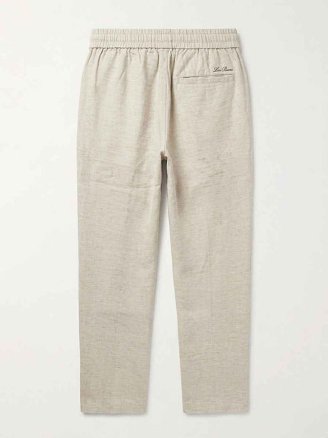 LORO PIANA LINEN RELAXED TROUSER