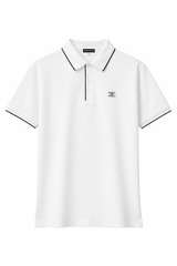 Emporio Armani quarter zipper polo
