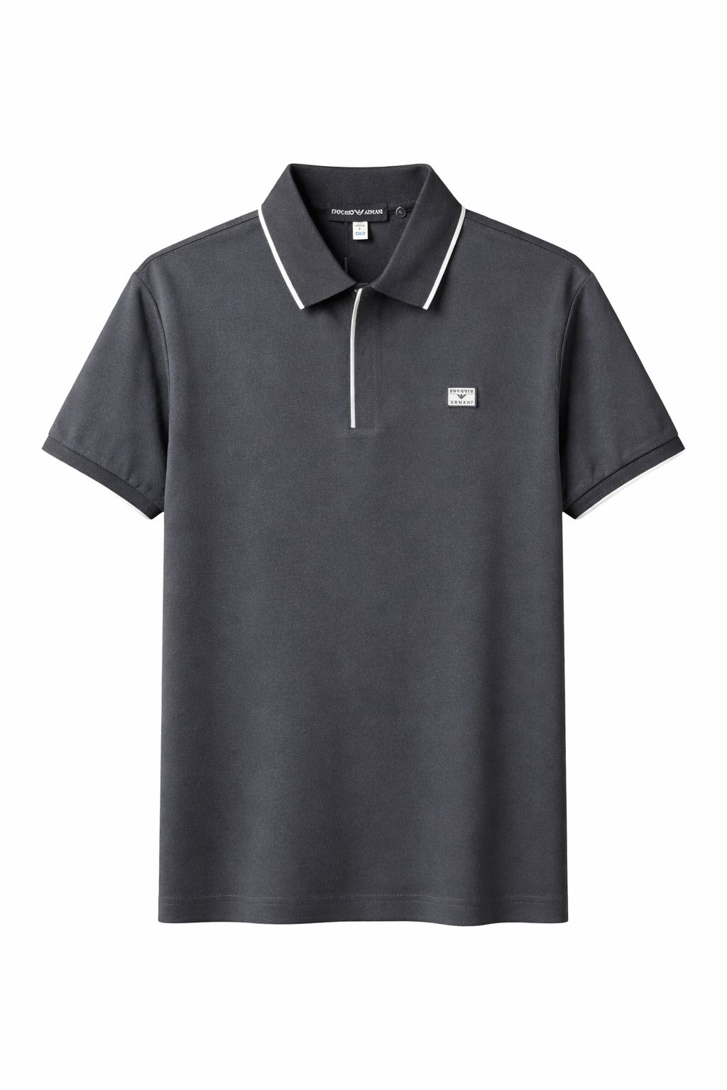 Emporio Armani quarter zipper polo