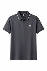 Emporio Armani quarter zipper polo