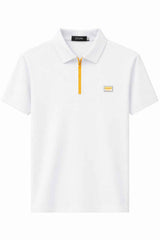ZEGNA QUARTER ZIPPER POLO