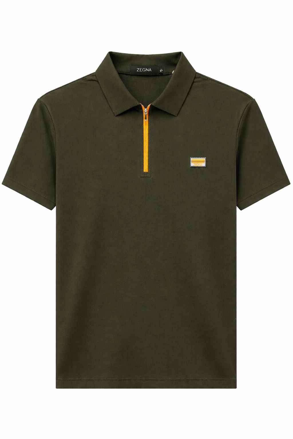 ZEGNA QUARTER ZIPPER POLO