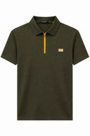 ZEGNA QUARTER ZIPPER POLO