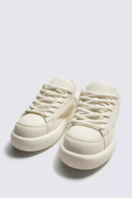 ZARA PADDED LACE-UP TRAINER