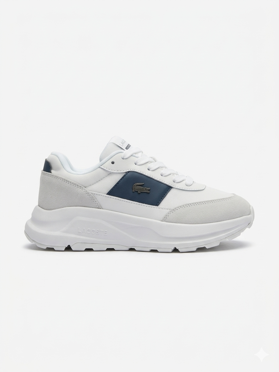 Lacoste Leather Lace Up Trainers - Urban store