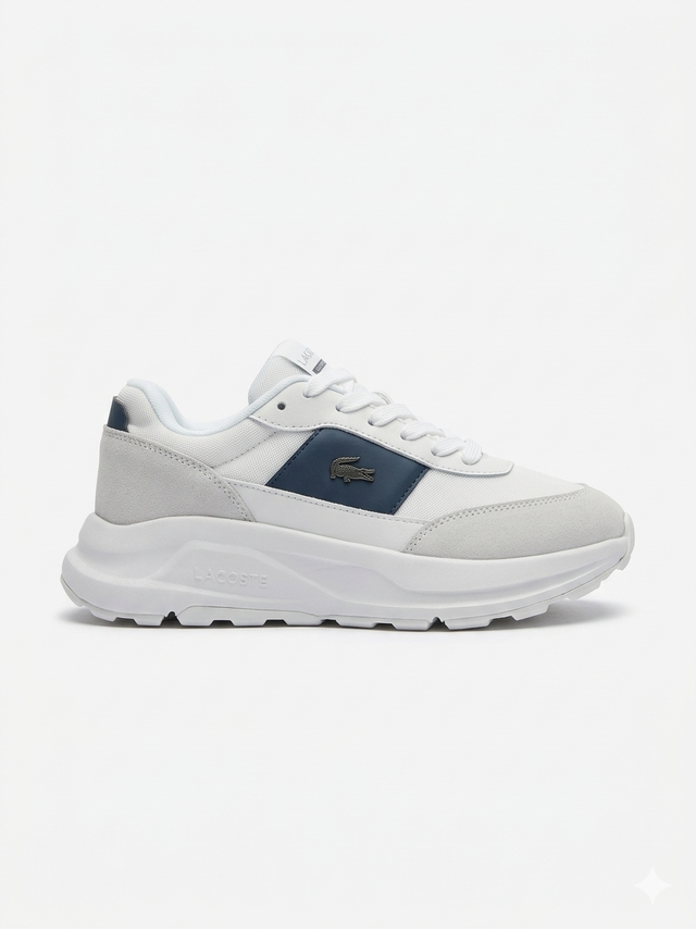 Lacoste Leather Lace Up Trainers - Urban store