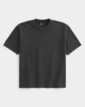 Hollister Boxy Heavyweight Cotton Camo Crew T-Shirt