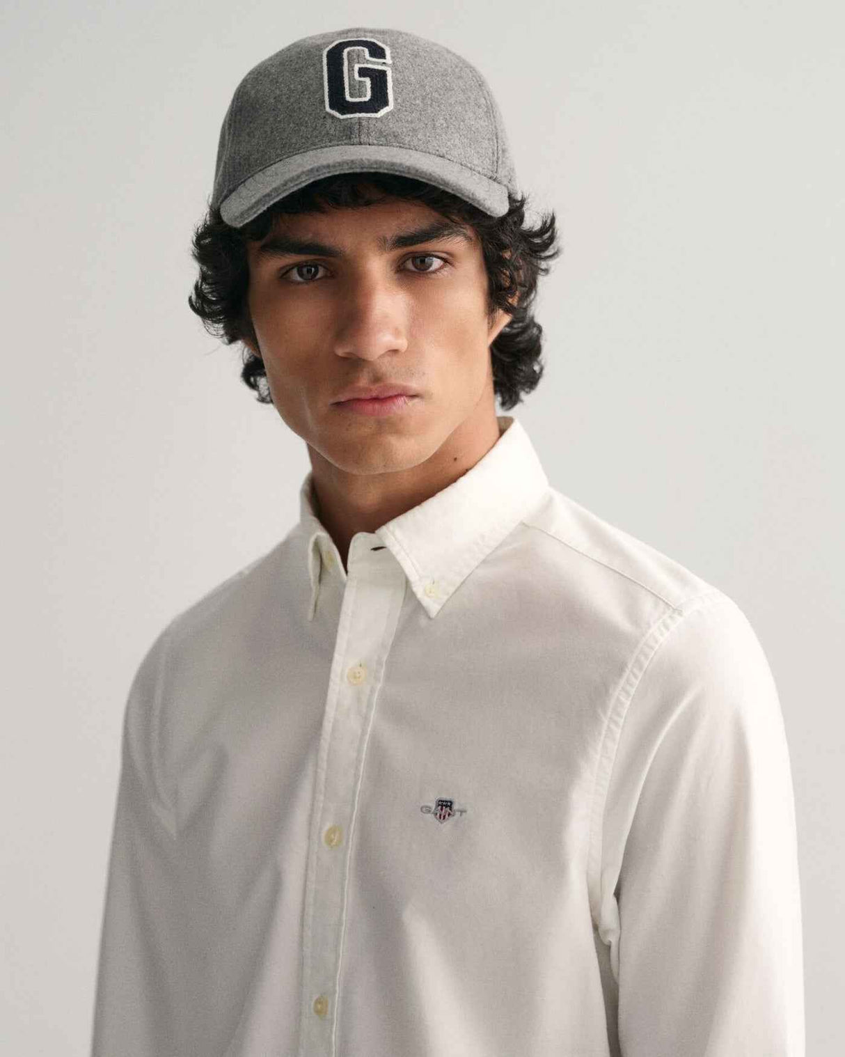 GANT REGULAR OXFORD SHIRT-WHITE