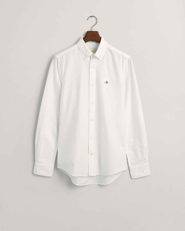 GANT REGULAR OXFORD SHIRT-WHITE