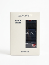 GANT WITH EMBROIDER LOGO 3-PACK BOXER - Urban store