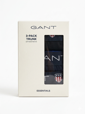 GANT WITH EMBROIDER LOGO 3-PACK BOXER - Urban store