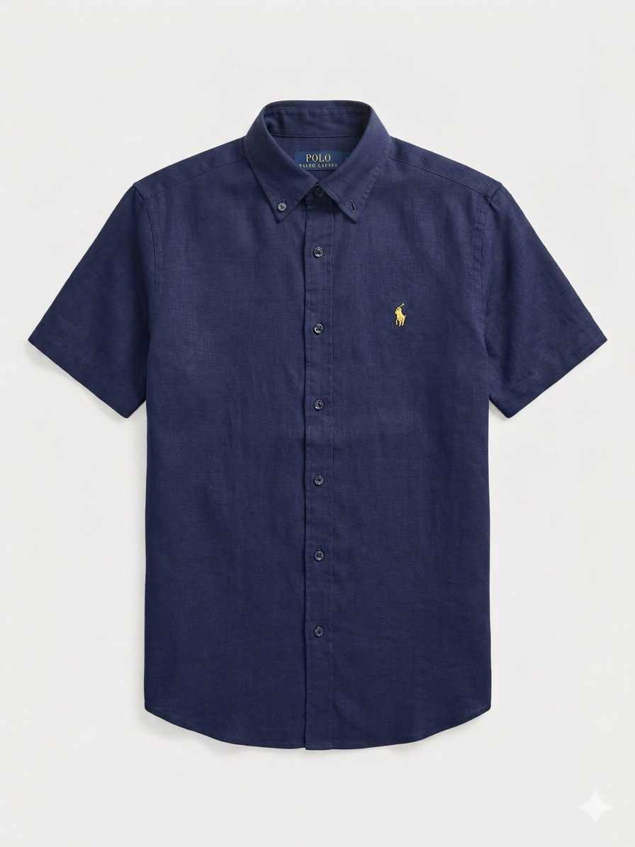 Polo Ralph Lauren Men’s Linen Short Sleeve Shirt & Linen Pants Set - Urban store