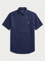 Polo Ralph Lauren Men’s Linen Short Sleeve Shirt & Linen Pants Set - Urban store