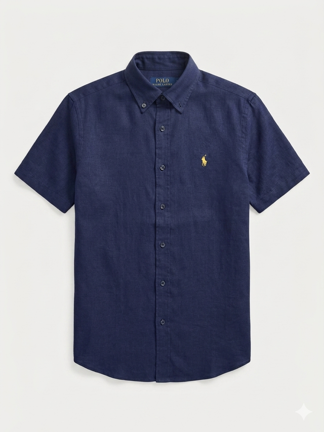 Polo Ralph Lauren Men’s Linen Short Sleeve Shirt & Linen Pants Set - Urban store