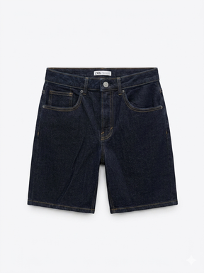 ZARA RAW DENIM REGULAR SHORT - Urban store