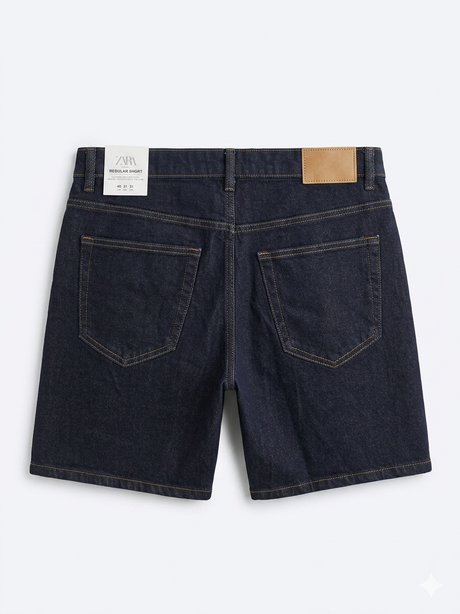 ZARA RAW DENIM REGULAR SHORT - Urban store