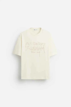 ZARA STITCHED T-shirt