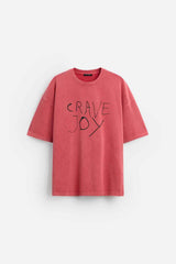 ZARA CONTRAST WITH PATH T-shirt