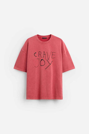 ZARA CONTRAST WITH PATH T-shirt