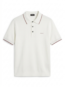 ZEGNA WOVEN POLO WITH BUTTON T-SHIRT - Urban store