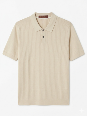 LORO PIANA STRIPED KNITTED T-SHIRT - Urban store