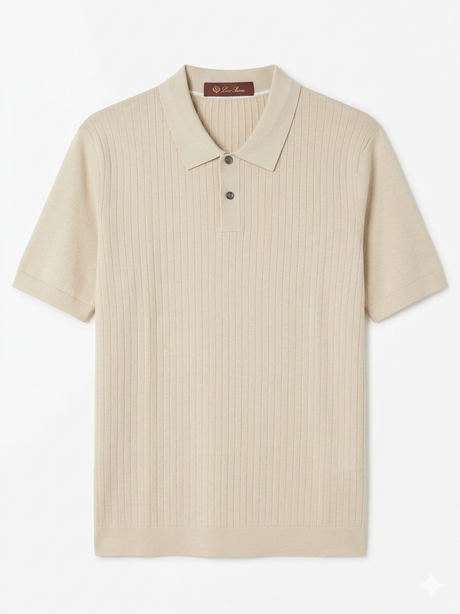 LORO PIANA STRIPED KNITTED T-SHIRT - Urban store