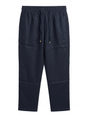 LORO PIANA WITH LOGO RELAXED LINEN PANT - Urban store