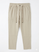 LORO PIANA WITH BUTTON RELAXED LINEN PANT - Urban store