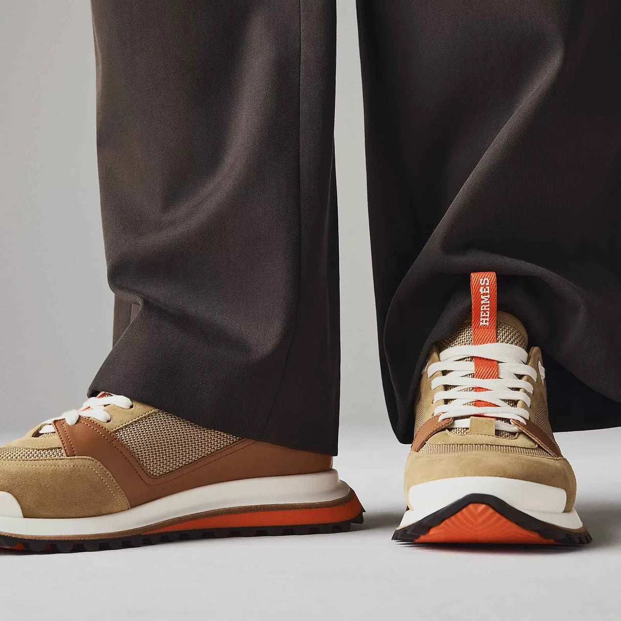 HERMES LEADER SNEAKERS