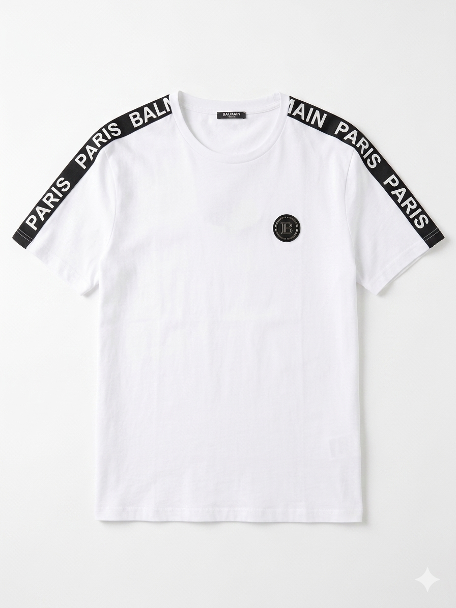 BALMAIN PARIS ROUND REGULAR T-SHIRT - Urban store