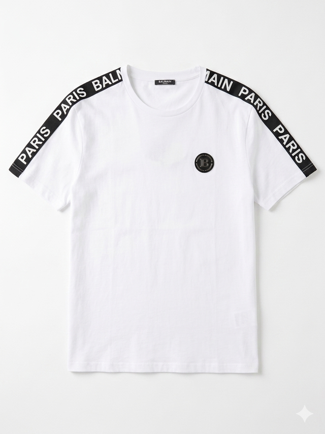 BALMAIN PARIS ROUND REGULAR T-SHIRT - Urban store