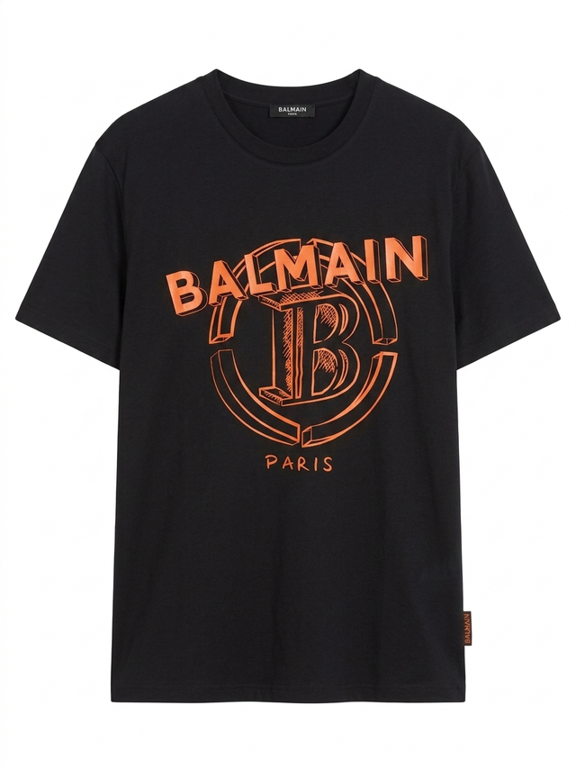 BALMAIN PARIS ROUND REGULAR T-SHIRT - Urban store