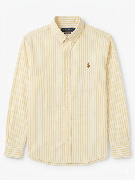 POLO RALPH LAUREN STRIPED WITH BEIGE LOGO SHIRT