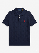 POLO RALPH LAUREN CABLE KNIT T-SHIRT