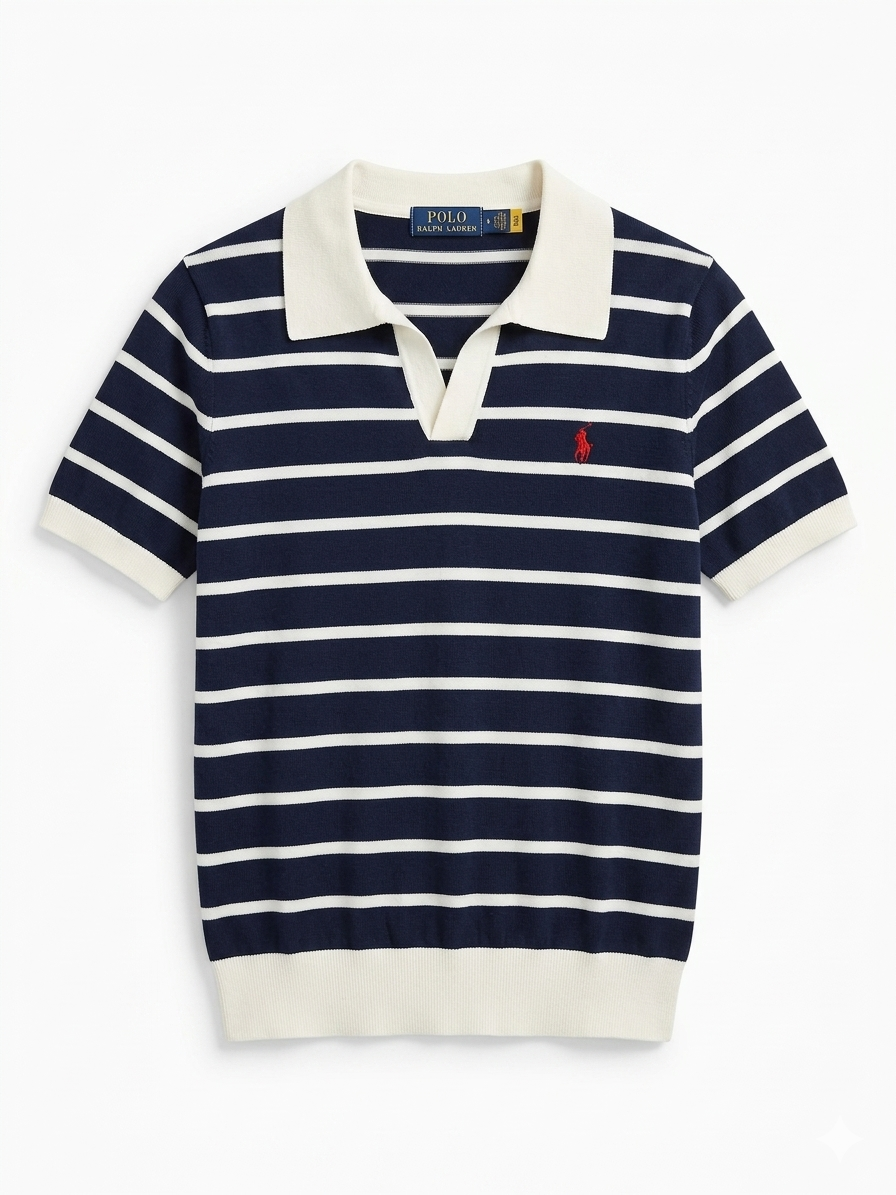 POLO RALPH LAUREN FINE KNIT STRIPE T-shirt
