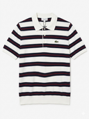 LACOSTE STRIPED FINE KNIT T-shirt